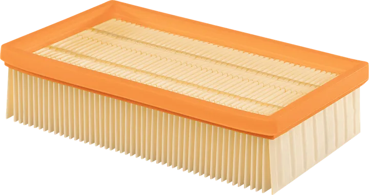 Bosch cellulose flat-pleated filter for dust extraction.