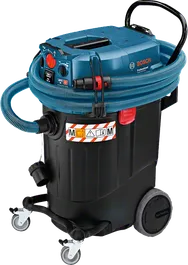 Extrator de pó com fio Bosch GAS 55 M AFC com recipiente de 43 L.