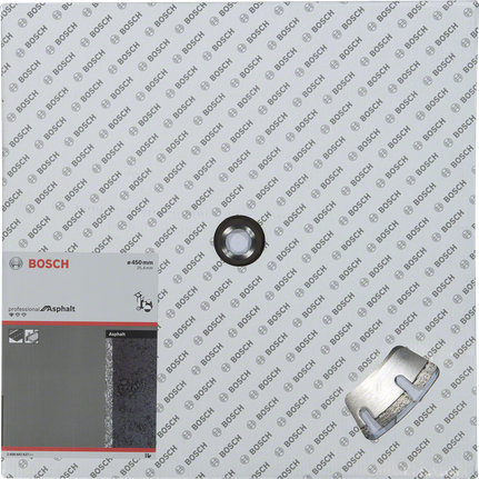 Disco de diamante Bosch para corte de asfalto.