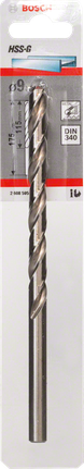 Broca para metal Bosch HSS-G DIN 340.
