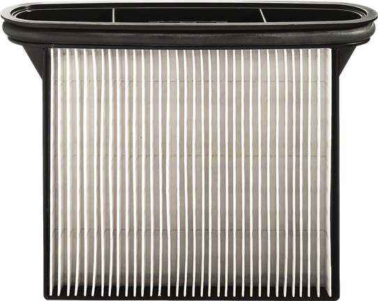 Filtro de vácuo retangular plissado Bosch para extração de pó.