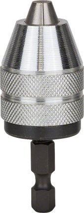 Mandril para berbequim sem chave Bosch com encaixe hexagonal de 6 mm.