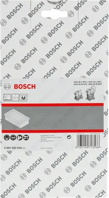 Filtro plano de celulose Bosch .