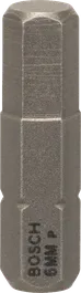 Ponta para chave de fendas Bosch Extra Hard HEX6 25mm.