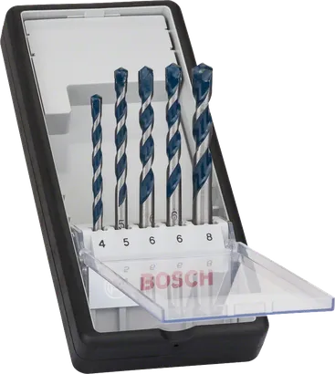 Conjunto de 5 brocas para betão Bosch Robust Line CYL-5.
