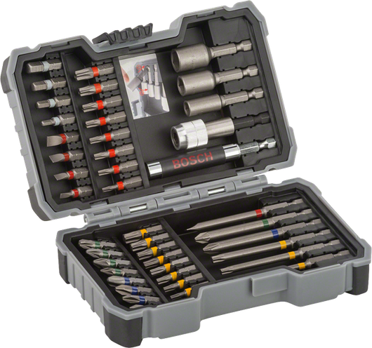 Conjunto de 43 brocas para ferramentas elétricas Bosch .
