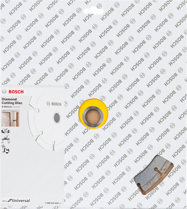 Disco de corte diamantado Bosch ECO Universal.