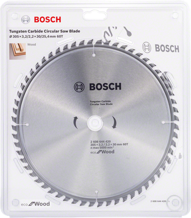 Lâmina de serra circular Bosch eco wood.