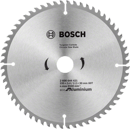 Bosch Eco Lâmina de serra circular para alumínio 235 mm 60T.