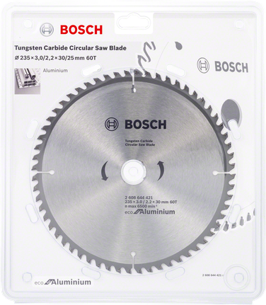 Lâmina de serra circular Bosch eco para alumínio.
