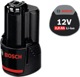 Bateria de iões de lítio Bosch 12V 2,0Ah.