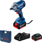 Conjunto de chaves de impacto sem fios Bosch GDS 250-LI 18 V.