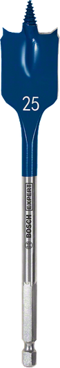 Broca tipo pá de corte rápido Bosch EXPERT de 25 mm.