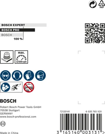 Escova de limpeza metálica Bosch PRO 70×0,30 mm.