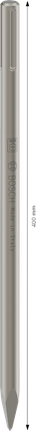 Cinzel Bosch PRO SDS max-4C pontiagudo de 400 mm.