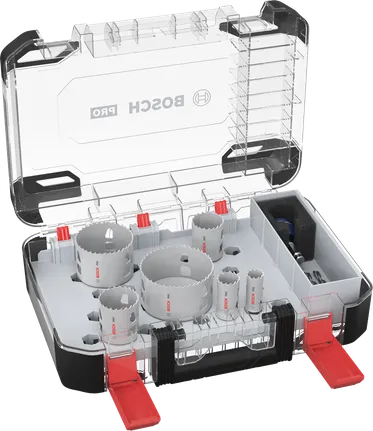 Conjunto de serras copo Bosch PRO Multi Material PC Plus, 9 unid.