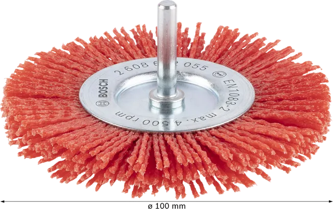 Roda de arame limpo Bosch PRO Multi Material de 100 mm.