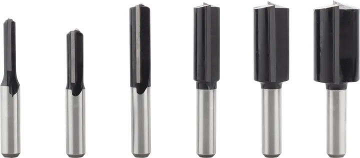 Conjunto de brocas retas Bosch PRO para tupia, haste de 8 mm, 6 peças.