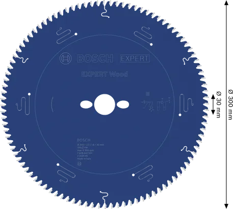 Lâmina de serra circular para madeira Bosch EXPERT 300 mm 100T.