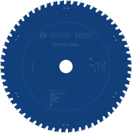Lâmina de serra circular Bosch EXPERT Steel com 60 dentes.