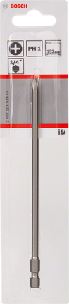 Punta de destornillador Bosch PH1 de 152 mm.
