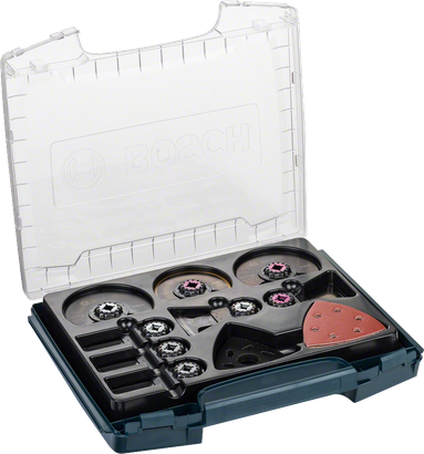 Juego i-BOXX Pro de 34 piezas de Bosch para equipamiento interior.