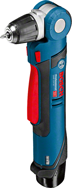 Taladro angular inalámbrico Bosch GWB 12V-10 para espacios reducidos.