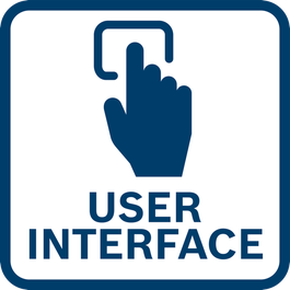 Acceso directo a la información de la herramienta y ajustes gracias a la interfaz de usuario integrada y las características de conectividad.