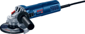 Amoladora angular Bosch GWS9-125 con empuñadura lateral.