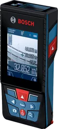 Medidor láser Bosch GLM 120 C con pantalla digital.