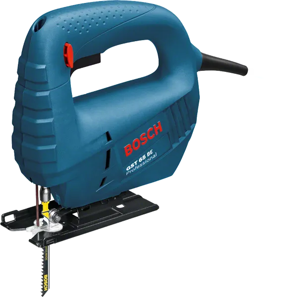 Sierra de calar eléctrica Bosch azul.