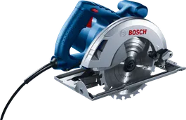 Sierra circular de mano Bosch GKS 20-65 para cortar madera.