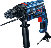 Taladro de impacto Bosch GSB 16 RE con empuñadura auxiliar.