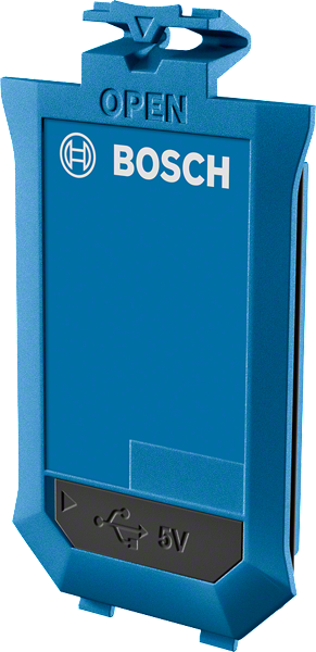 Paquete de batería Bosch BA 3,7 V 1,0 Ah A con carga USB.
