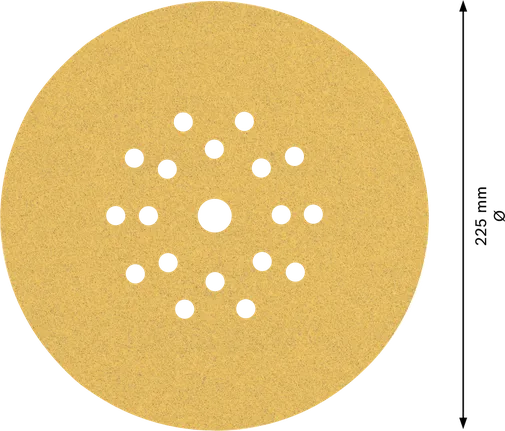 Disco lijador de yeso Bosch EXPERT C470 225 mm 19 agujeros.