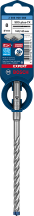 Broca Bosch SDS plus-7X 8×100×165 mm.
