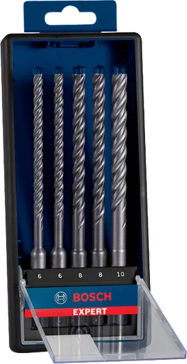 Juego de brocas para taladro percutor Bosch EXPERT SDS plus-7X, 5 piezas.