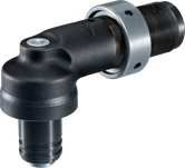 Cabezal angular Bosch 12V con mandril de cambio rápido de 1/4 de pulgada.