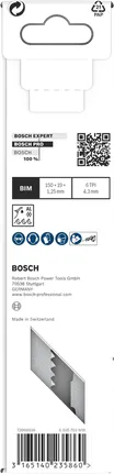 Hoja de demolición de ventanas Bosch PRO S611DF 150×19×1,25 mm 2 uds.