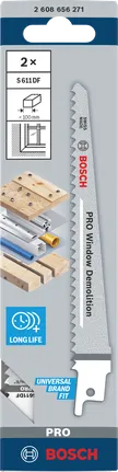 Juego de 2 hojas Bosch PRO Window Demolition S611DF.