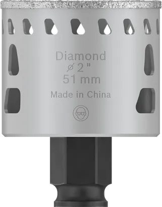 Sierra de corona Bosch PRO Tile PC Plus 51 mm para azulejos.