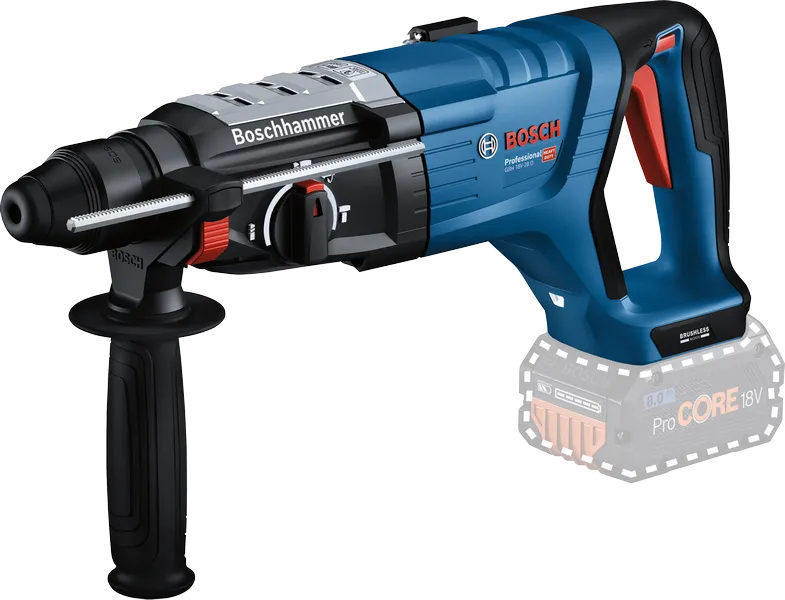 Martillo perforador a batería Bosch GBH 18V-28 D con SDS plus.