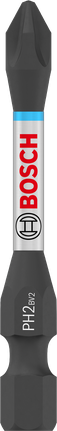 Accesorio para destornillador Bosch PRO Phillips Impact Bit PH2 de 55 mm.