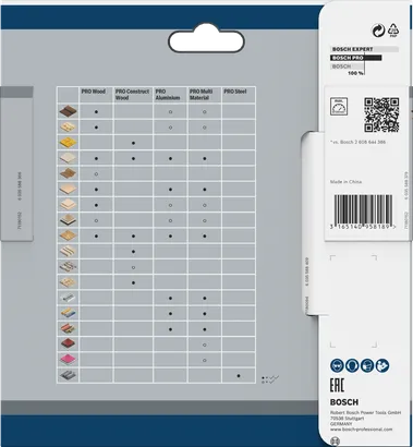 Hoja de sierra circular Bosch PRO Wood 140×1,5×20 mm T24.