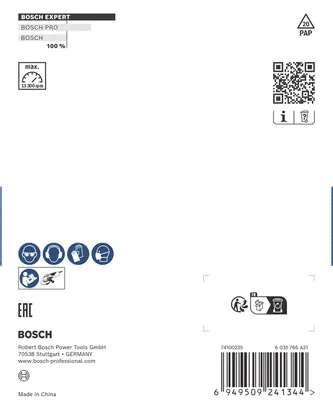 Cabezal de rectificado de carburo multimaterial Bosch EXPERT de 115 mm.