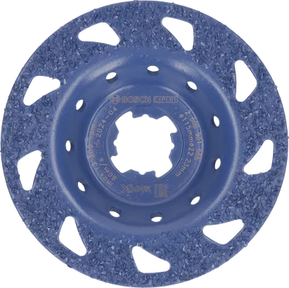 Cabezal de desbaste multimaterial de carburo Bosch EXPERT, plano medio, 115 mm.