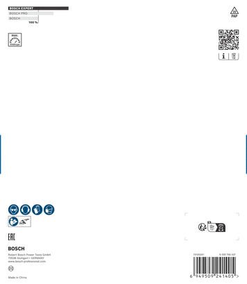 Cabezal de rectificado de metal duro Bosch EXPERT Multi Material de 180 mm.