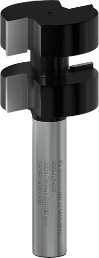 Broca para unión de lengüetas para enrutador Bosch PRO, vástago de 8 mm.