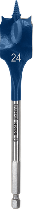 Broca de pala autocortante Bosch EXPERT de 24 mm.