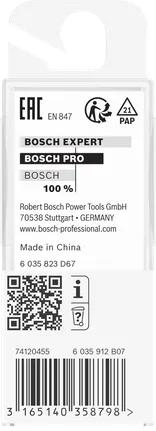 Caja de núcleo para broca de fresadora Bosch PRO, vástago R de 1/4″, 1/4″.